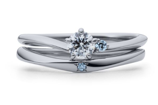 星の砂ブライダル「ブルーダイヤモンド」婚約指輪・結婚指輪が誕生！