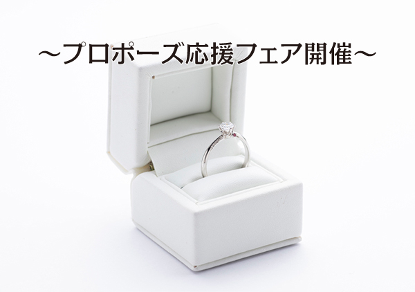 プロポーズ応援フェア